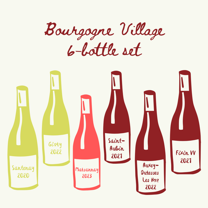 Bourgogne Village 6-bottle Set 布爾岡村級酒6瓶套裝