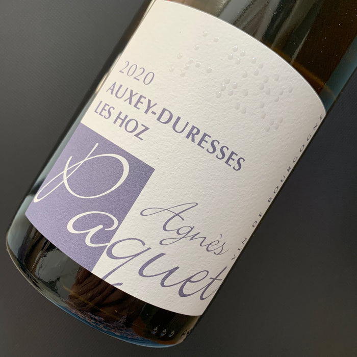 Auxey-Duresses Blanc Les Hoz 2020 Domaine Agnès Paquet 奧茜-杜夏詩村白酒