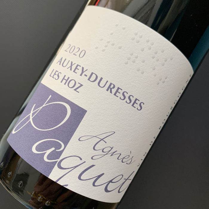 Auxey-Duresses Rouge Les Hoz 2020 Domaine Agnès Paquet 奧茜-杜夏詩村紅酒略地Les Hoz