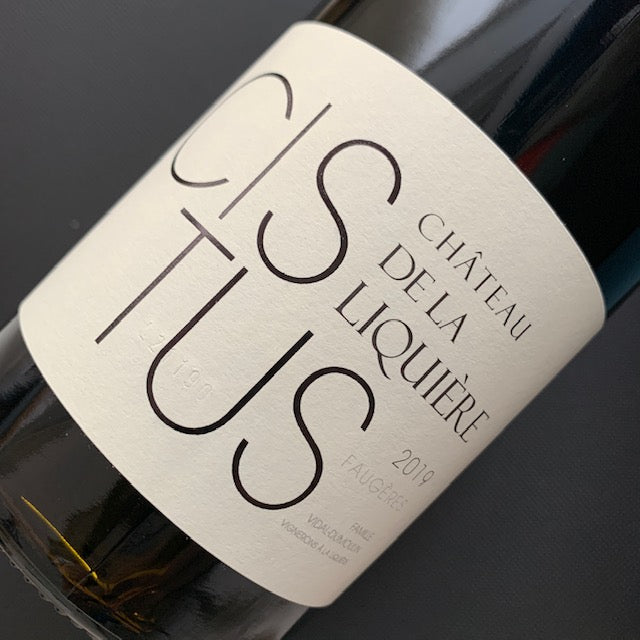 Cistus Rouge 2019 Faugères Château de la Liquière 南法「岩玫瑰」紅酒