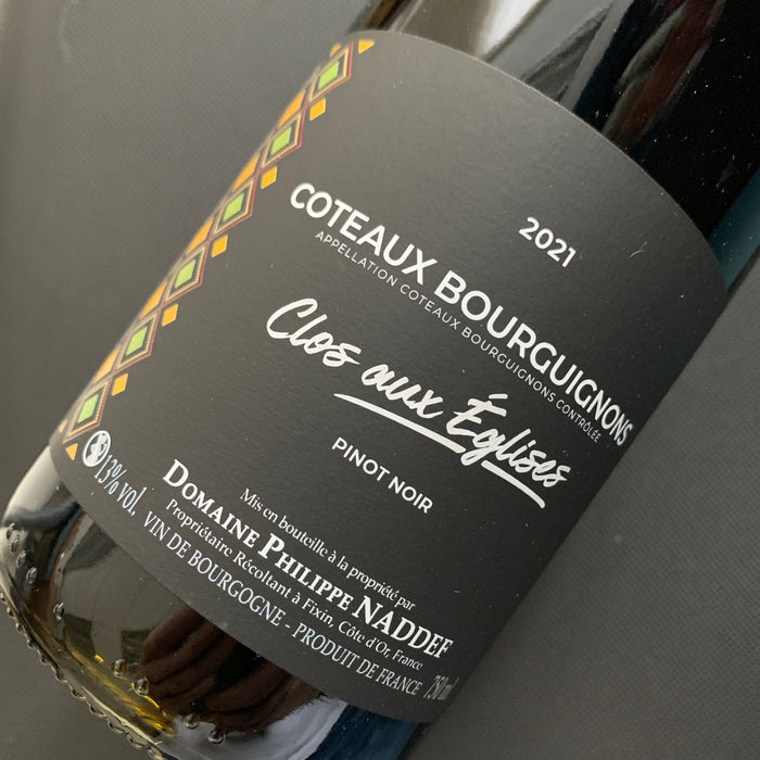 Coteaux Bourguignons Pinot Noir Clos Aux Églises 2021 Domaine Philippe Naddef 布爾岡山坡大區紅酒「教堂園」