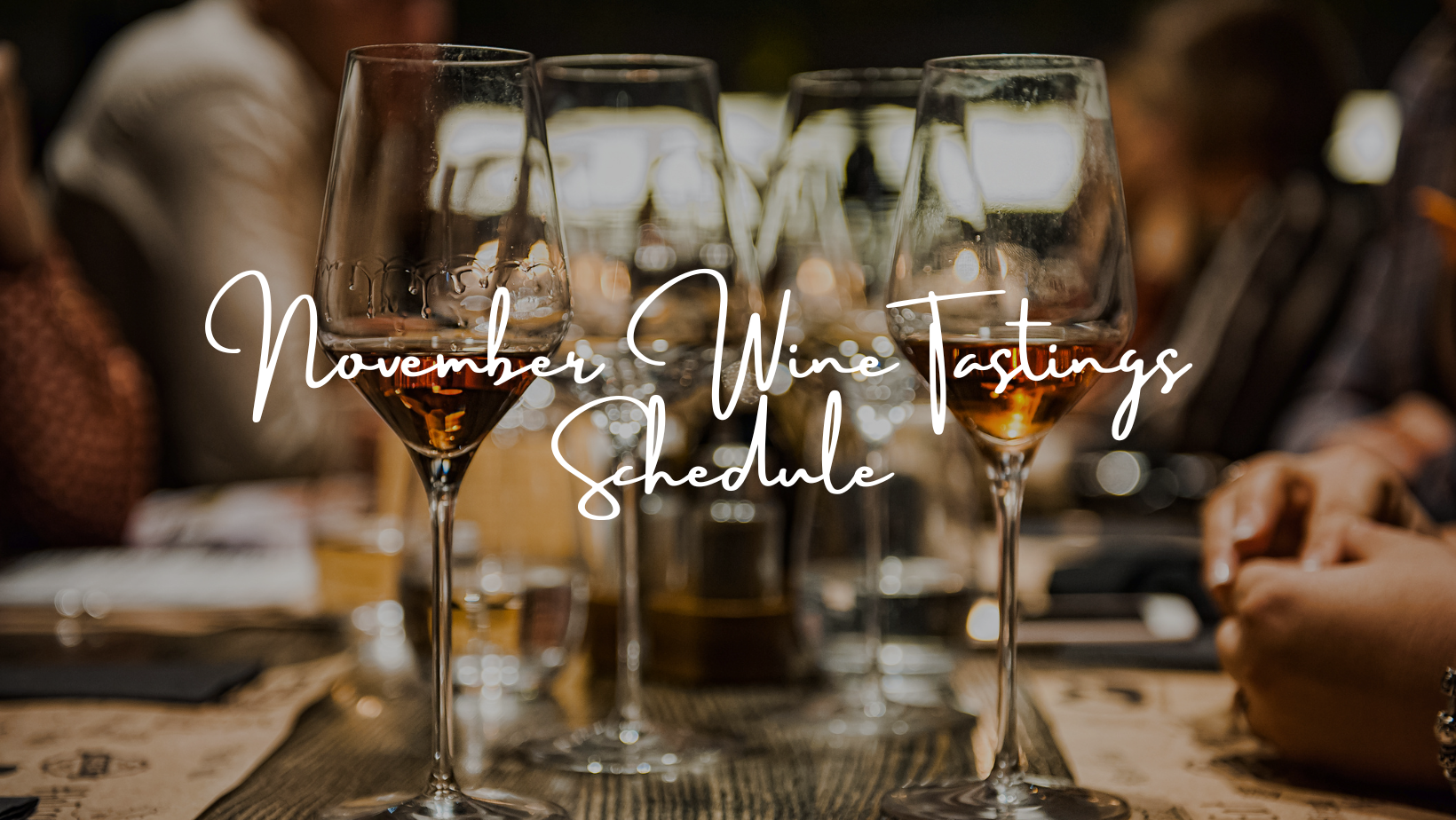 November wine tastings schedule