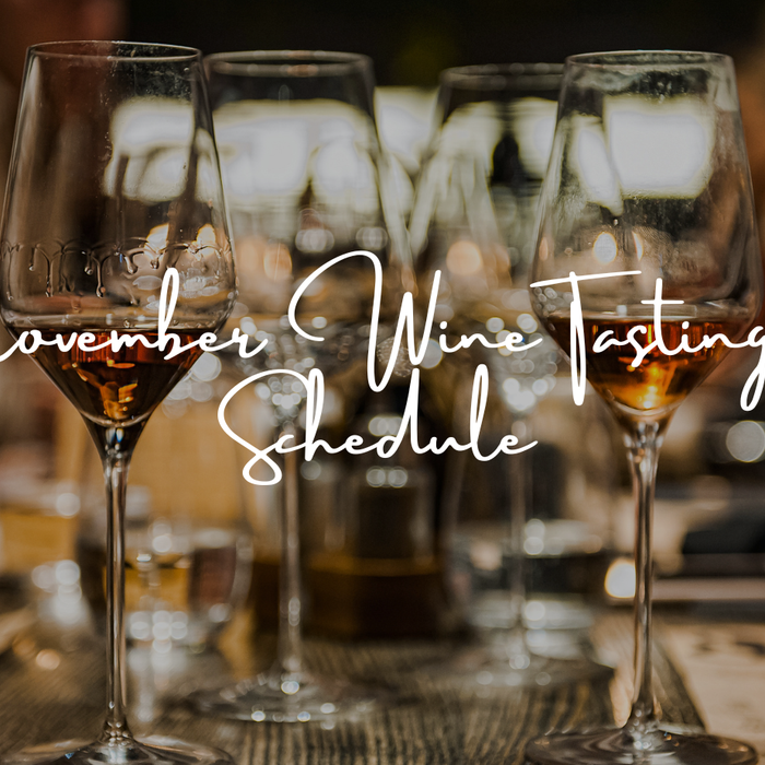 November wine tastings schedule
