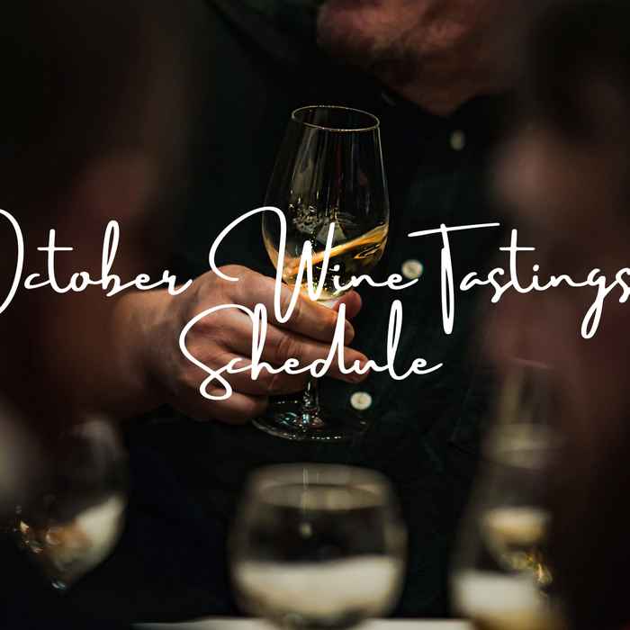 October wine tastings schedule