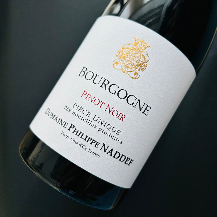 Bourgogne Côte-d'Or Pinot Noir "Pièce Unique" 2024 Domaine Philippe Naddef 布爾岡金丘大區紅酒