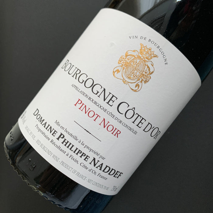 Bourgogne Côte-d'Or Pinot Noir 2020 Domaine Philippe Naddef 布爾岡金丘大區紅酒