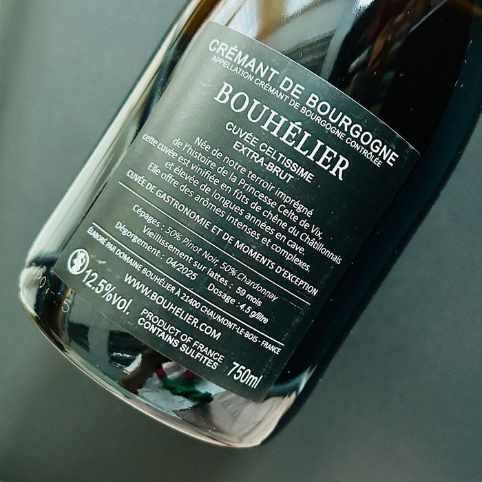 Crémant de Bourgogne Cuvée Celtissime Domaine Bouhélier 布爾岡奇蒙汽酒「凱爾特」特釀