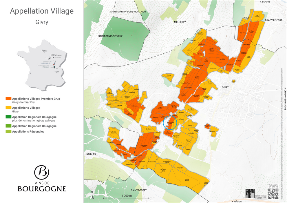 Givry 1er Cru Les Grands Vignes 2023 Domaine Besson 捷菲一級園紅酒