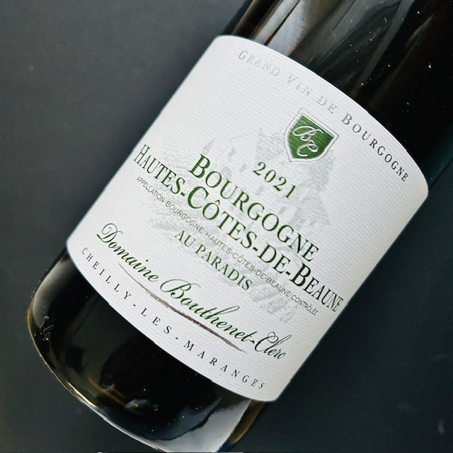 Bourgogne Hautes-Côtes-de-Beaune Au Paradis Blanc 2021 Domaine Bouthenet-Clerc 上博納丘天堂特釀白酒