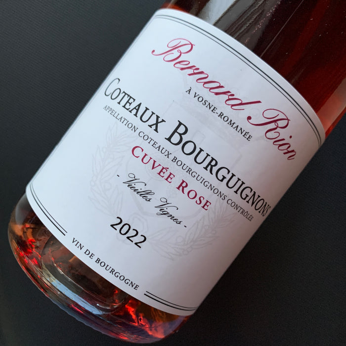 Côteaux Bourguignons Vielles Vignes Cuvée Rose 2022 Bernard Rion 布爾岡山坡「玫瑰特釀」老藤粉紅酒