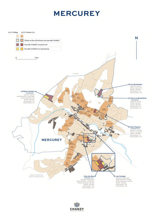 Mercurey 1er Cru Clos du Roy Rouge 2020 Maison Chanzy 美居希一級園「帝皇圍」