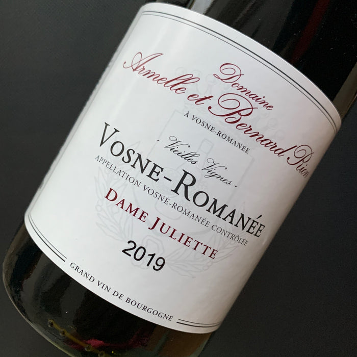 Vosne-Romanée Dame Juliette Vieilles Vignes 2019 Domaine AB Rion 皇爾-羅曼尼村老藤紅酒特釀「茱莉亞」
