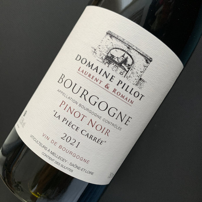Bourgogne Pinot Noir La Pièce Carrée 2021 Domaine Pillot Laurent & Romain 布爾岡大區紅酒略地「方塊地」