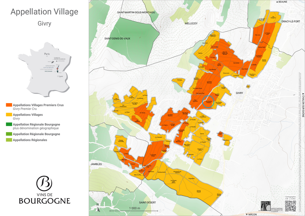 Givry 1er Cru Les Grands Prétans 2020 Domaine Besson 捷菲一級園紅酒