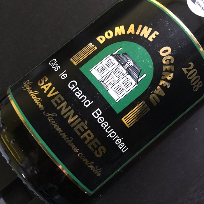 Savennières Clos le Grand Beaupréau 2008 Domaine Ogereau 沙凡尼爾布佩奧園白酒