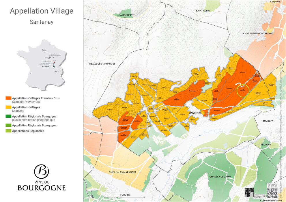 Santenay 1er Cru Les Gravières Rouge 2020 Domaine Agnès Paquet  桑特奈一級園「碎石園」紅酒